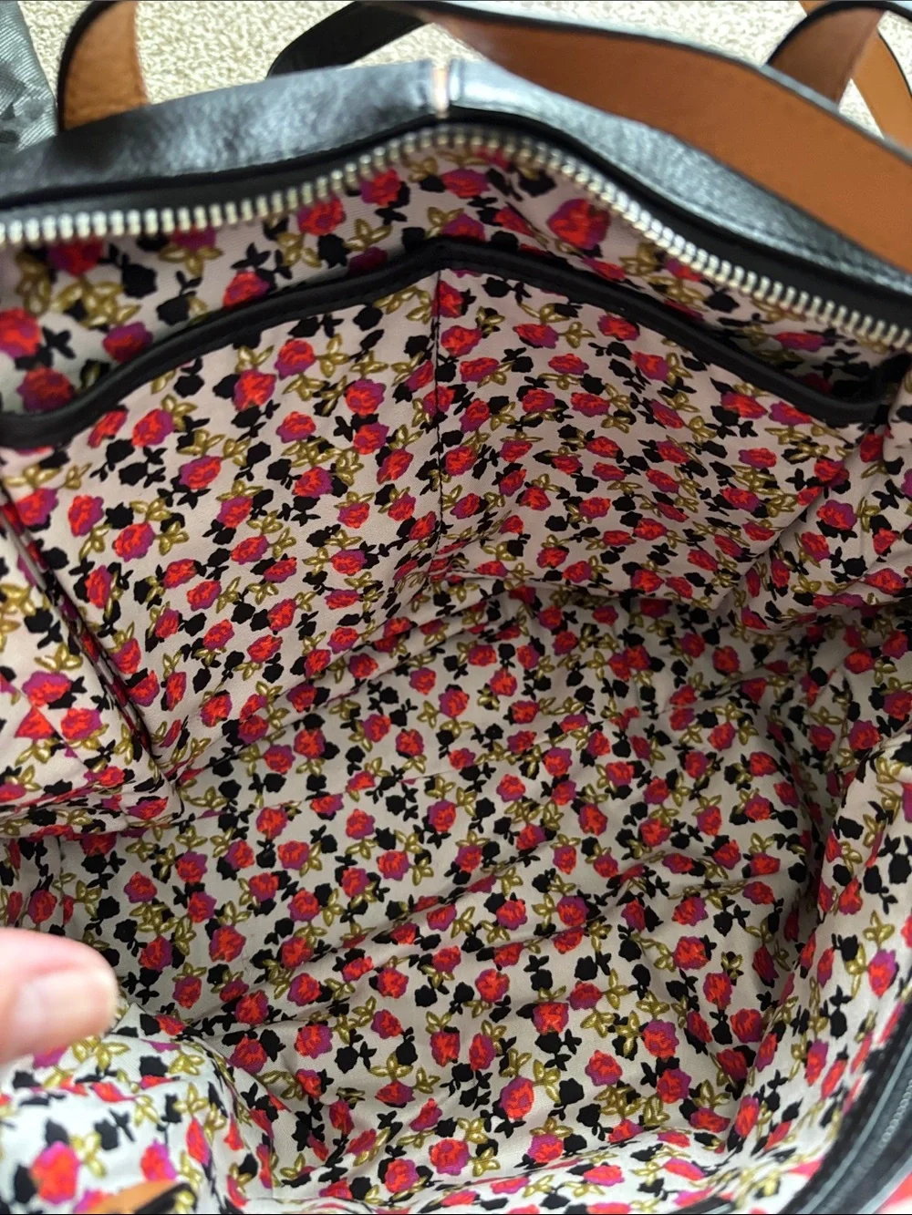 Vera Bradley structured satchel